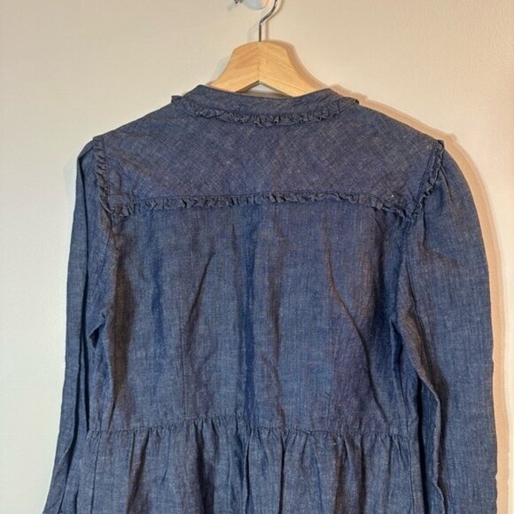 Marc by Marc Jacobs - Denim Dress w/ Ruffles size 8 - Picture 8 of 11